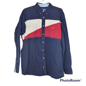 Vintage Wrangler Men’s Western Wear Button Down Shirt Size Large